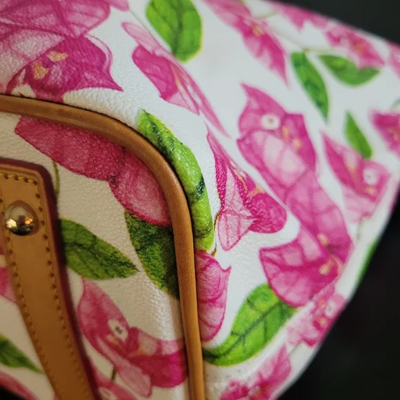 Dooney & Bourke Bougainvillea Zip Top Shopper Tote - Picture 15 of 16